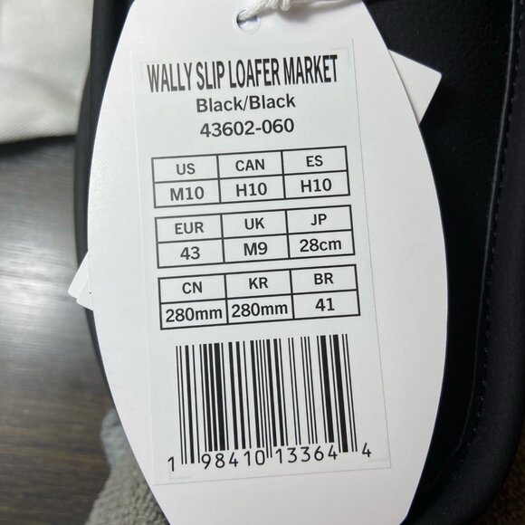HEYDUDE Wally Slip Loafer Market – Men’s 10 (11.5–12 Woman's size) -Black – NIB - Picture 7 of 9